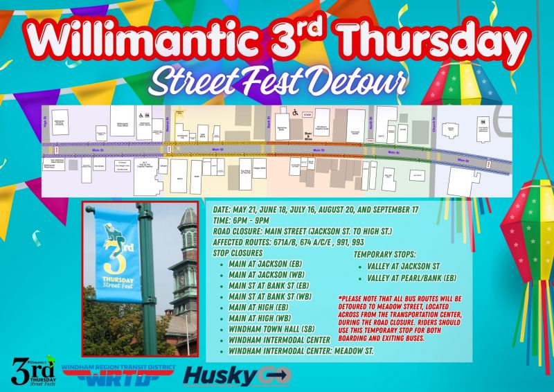 Image for the Tweet beginning: #DetourAlert #WRTD 🚧 Third Thursday